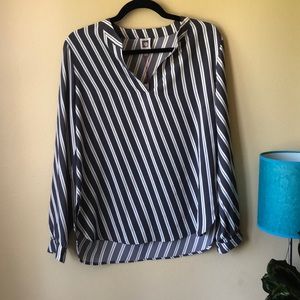 Striped Blouse Anne Klein NWT